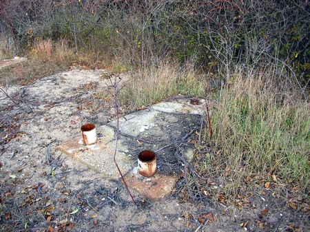 North Drive-In Theatre - Screen Foundation - Photo From Water Winter Wonderland